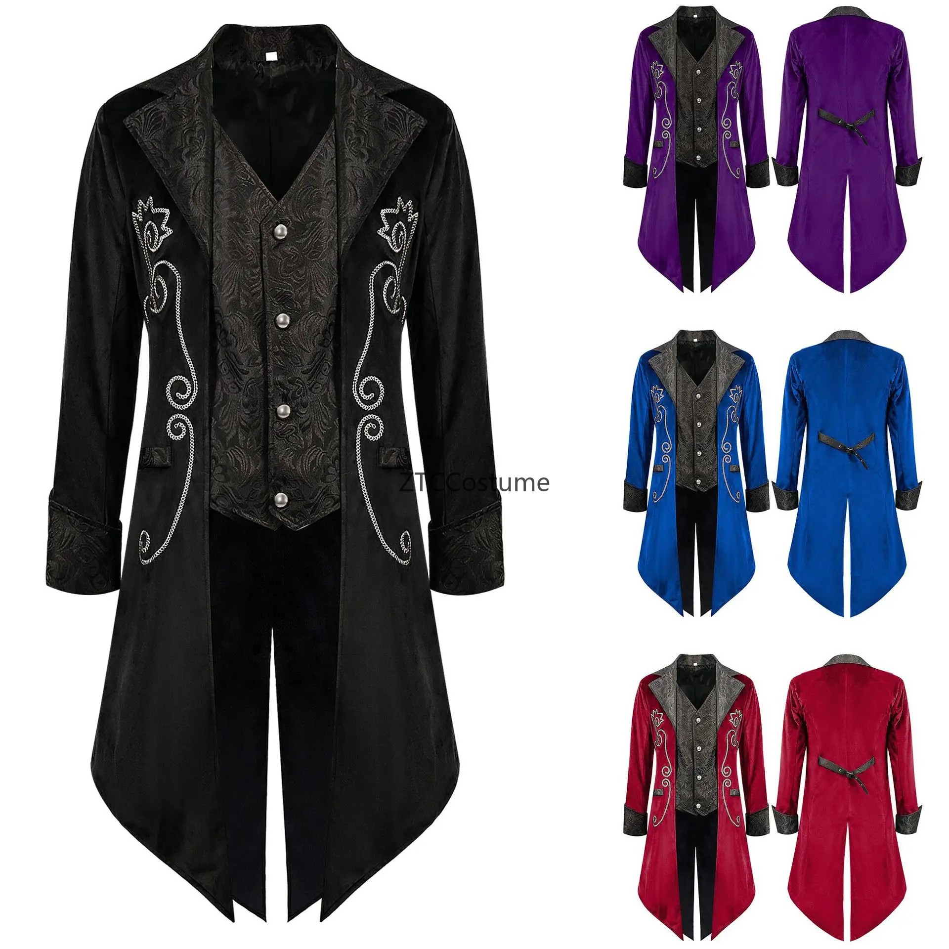 Steampunk Victorian Tailcoat M – обзор и цена Men'S Medieval Formal Wear
