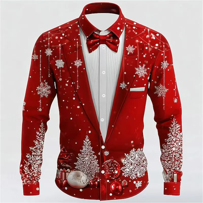 2025 Men's Christmas Snowflake – обзор и цена Men'S Formal Wear Attire