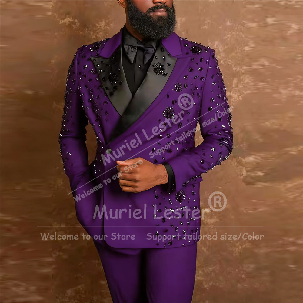 Exclusive Diamond Beaded Suit  – обзор и цена Men'S Formal Wear Attire